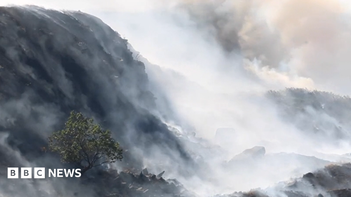 Moorland wildfires in Greater Manchester still burning a fortnight on | Manchester News Moorland wildfires in Greater Manchester still burning a fortnight on | Manchester News