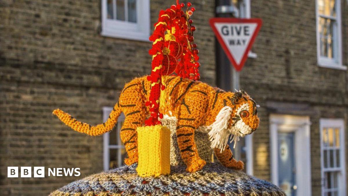 Ely Secret Yarn Bomber winds up wool after five years