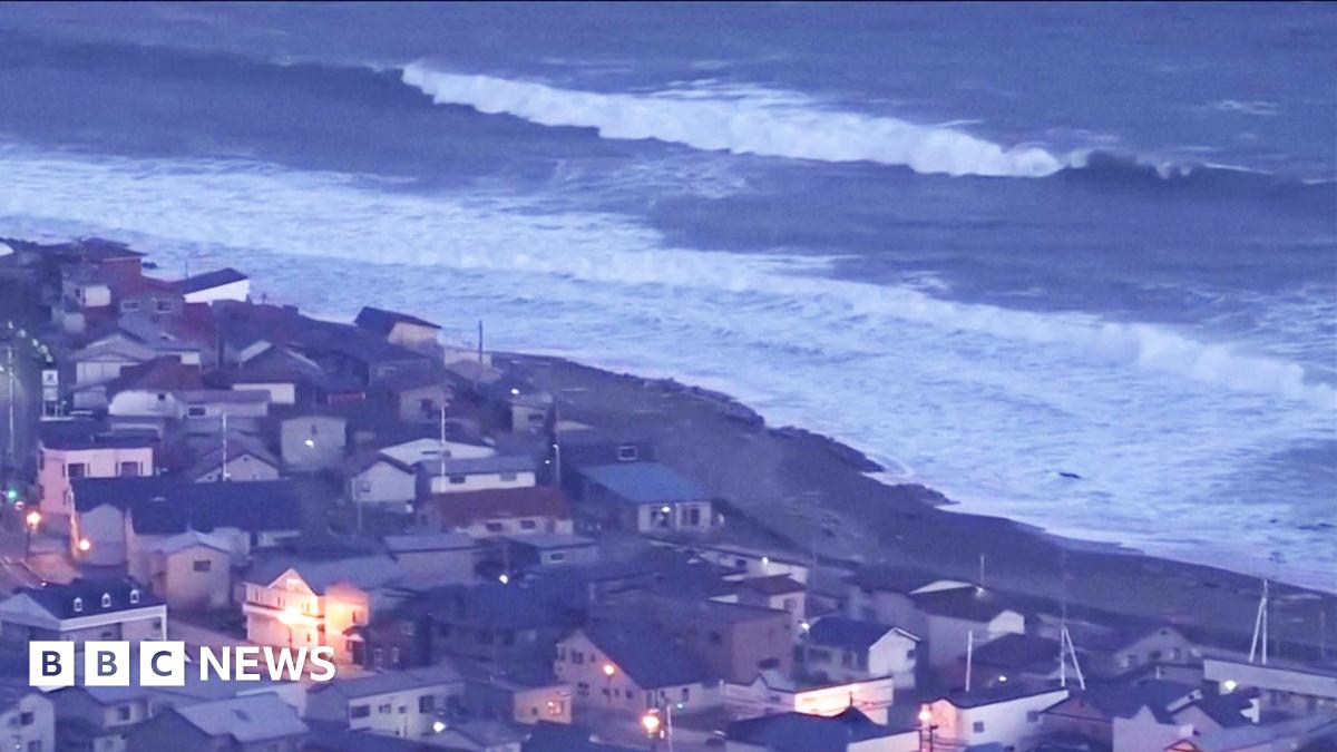 Japan tsunami warnings downgraded as people describe 'low rumbling' as earthquake hit - follow live