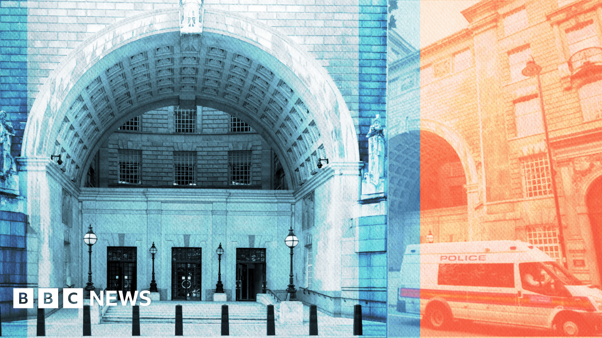 The entrance to MI5's London headquarters, Thames House
