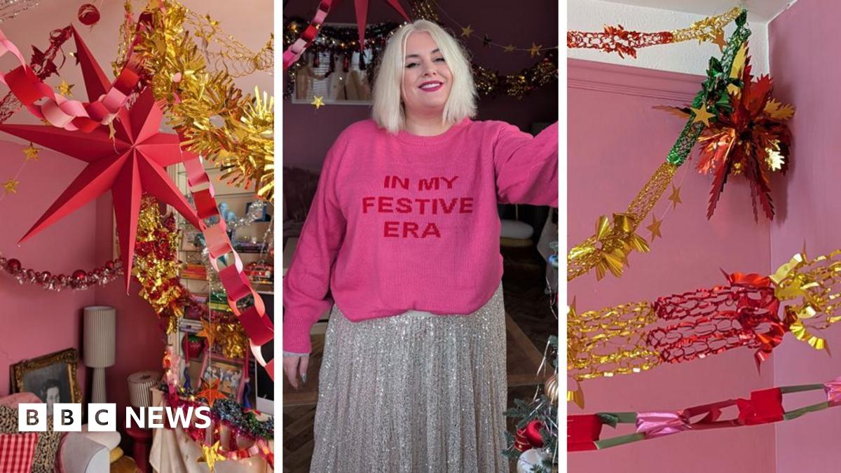 Why tinsel and colourful Christmas lights are on trend again  www.bbc.co.uk