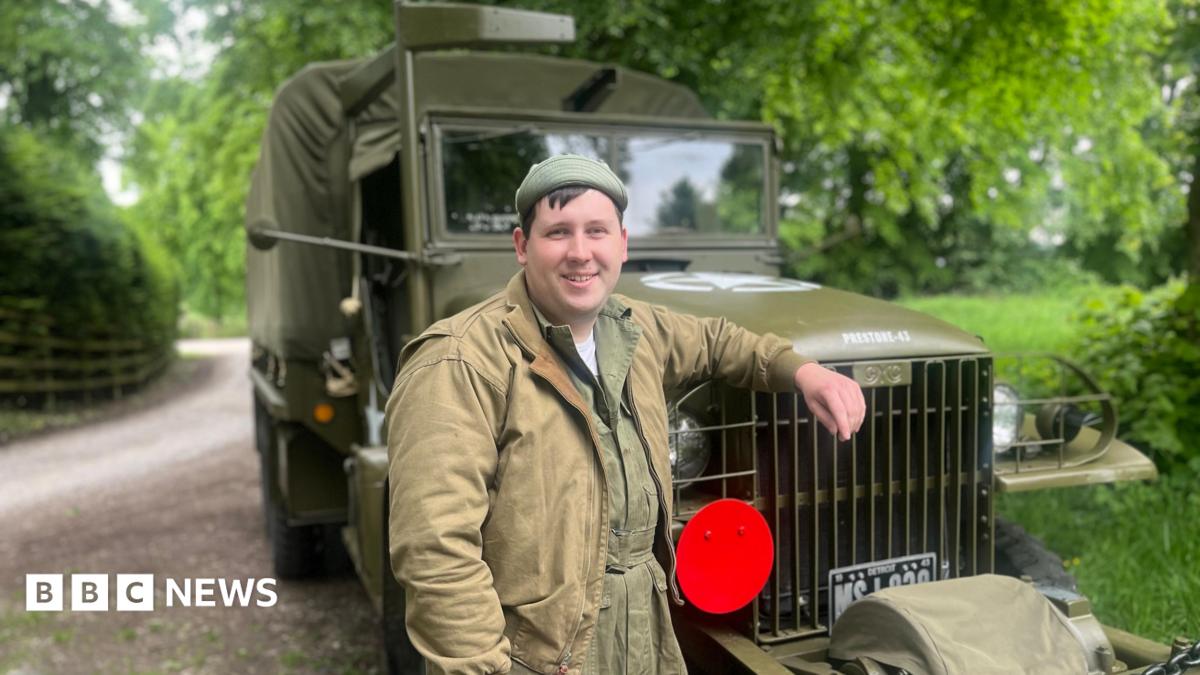 Ilkeston Historian Joins WW2 Vehicle Convoy For D Day Anniversary BBC ilkeston-historian-joins-ww2-vehicle-convoy-for-d-day-anniversary-bbc