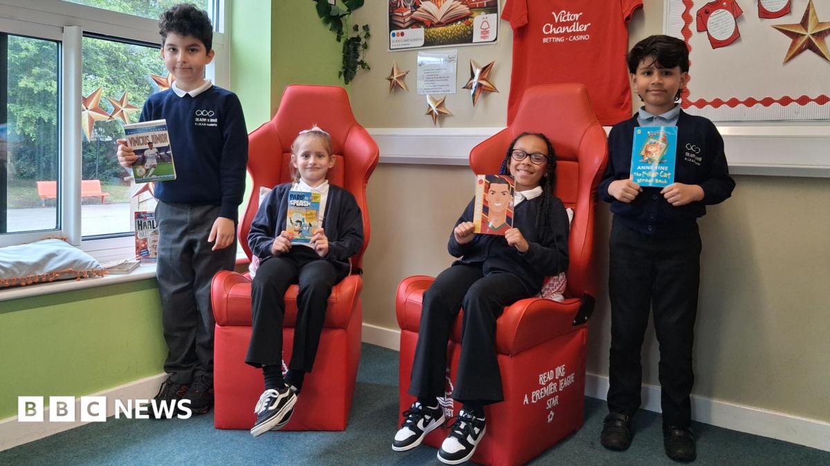 Nottingham Forest dugout seats transferred to boost reading at school