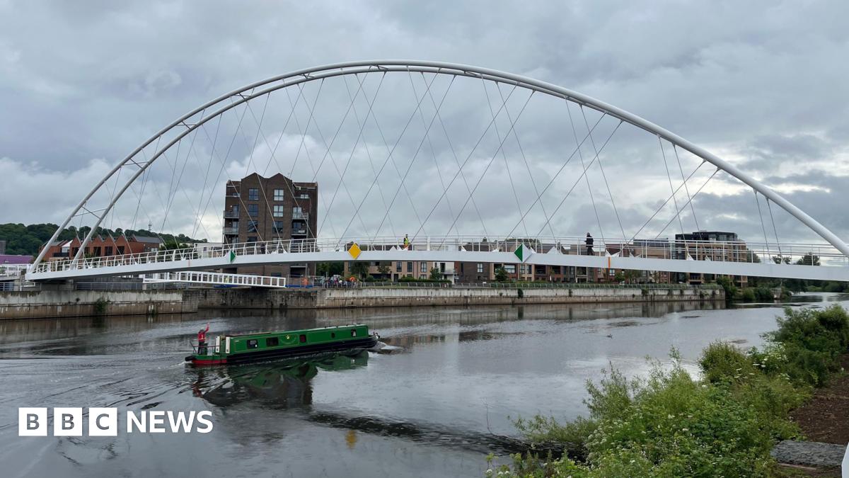 New £18m River Trent bridge officially opens in Nottingham