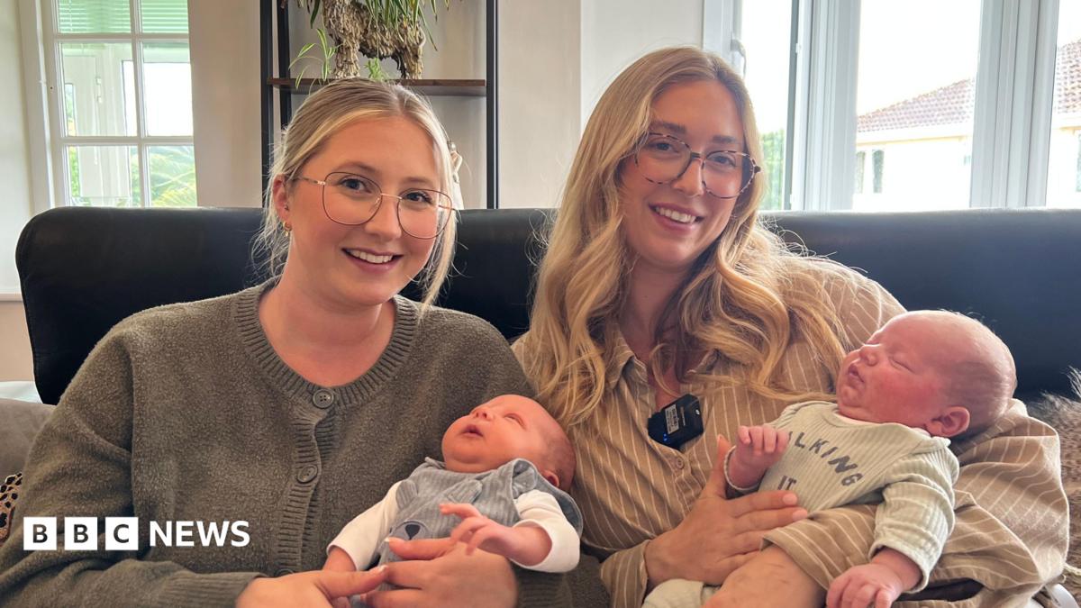 Sisters give birth five hours apart at hospital in Plymouth