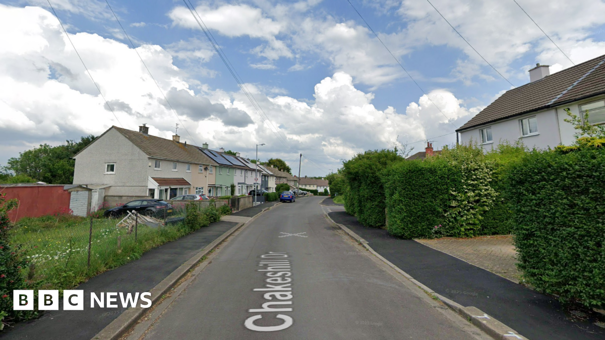 A Google Maps image of Chakeshill Drive, a suburban street with cars parked on either side.