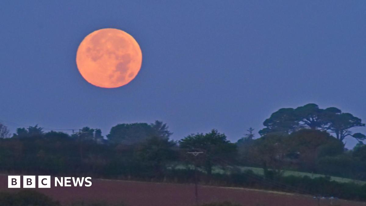 Full Moon shines brightly over Devon and Cornwall BBC News