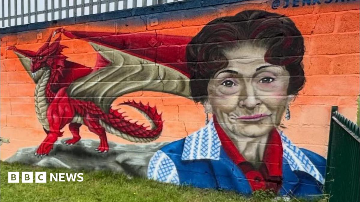 Why a mural of Eastenders legend Dot Cotton has appeared in a Welsh village