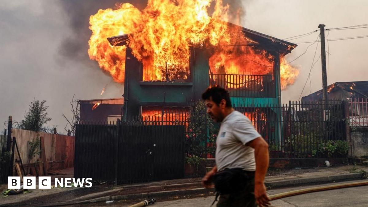 Chile declares 'state of catastrophe' as wildfires leave at least 18 dead