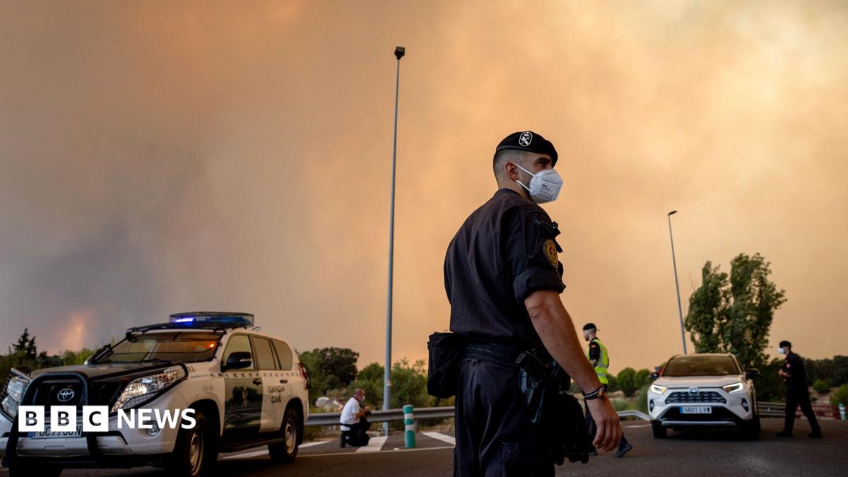 The government in Spain has declared a national emergency as wildfires burn out of control in several areas close to the capital.
