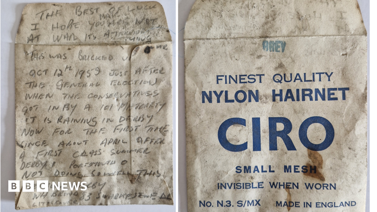 'Snippet of history' Derby note traced back to builder