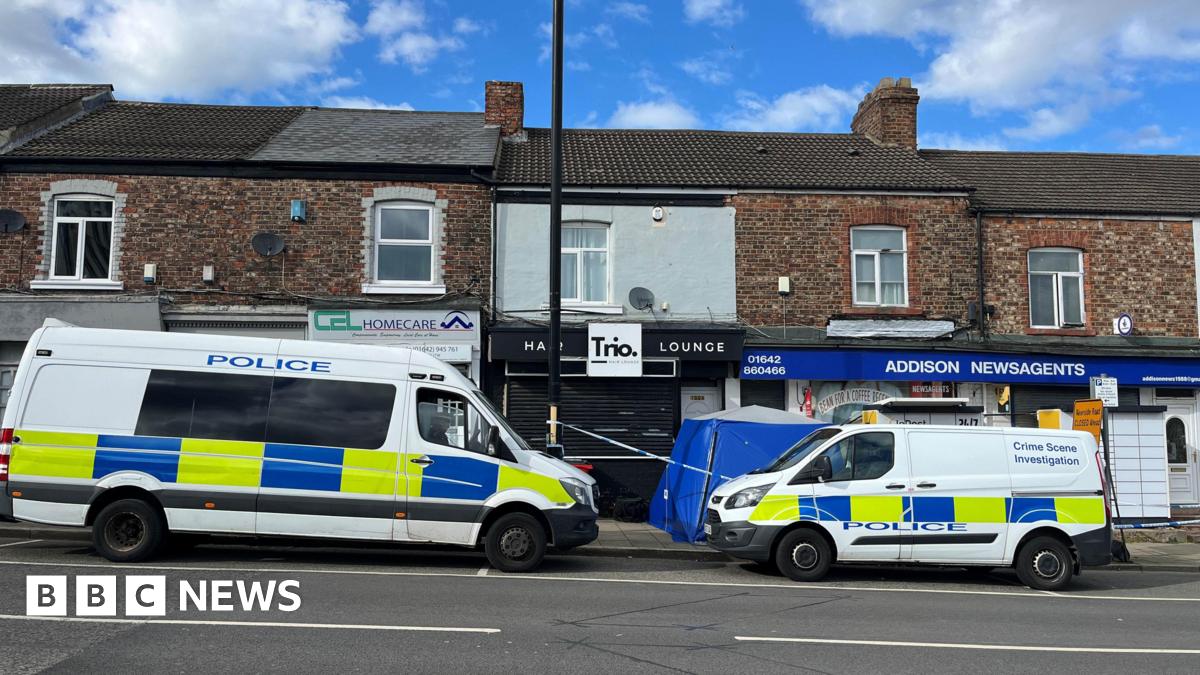 Stockton murder investigation after man died and woman arrested - BBC News