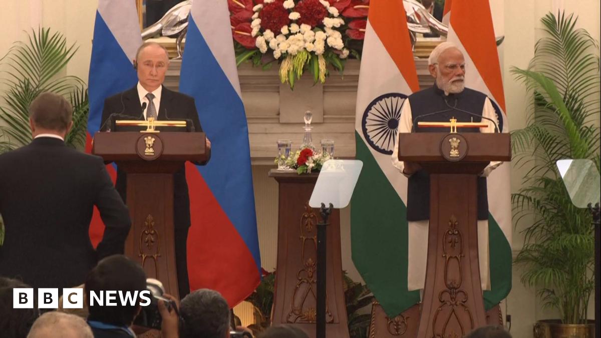 Putin India visit live: Putin and Modi speaking as they meet for trade and defence talks in India  www.bbc.co.uk