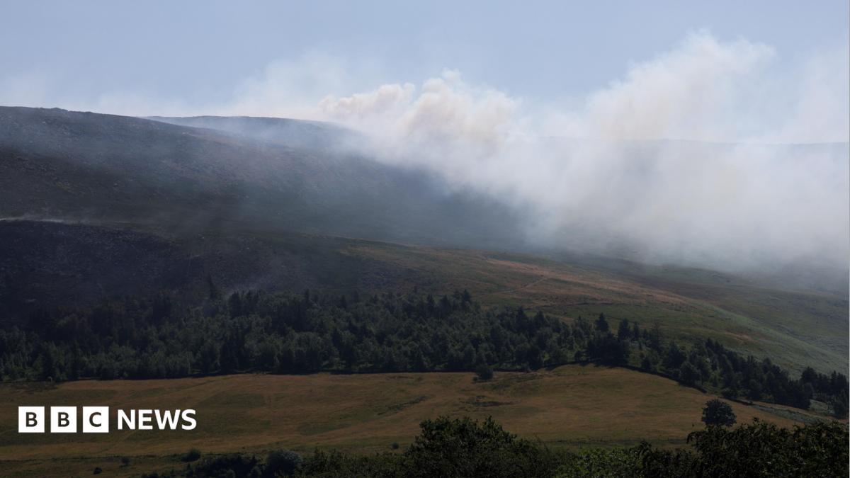 Two more arson arrests over moorland fire at Dove Stone Reservoir | Manchester News Two more arson arrests over moorland fire at Dove Stone Reservoir | Manchester News