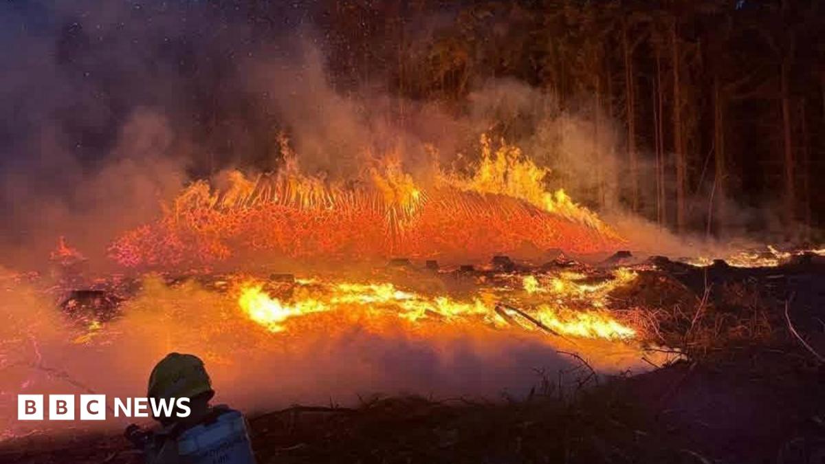 Shropshire fire crews tested by 'challenging, arduous' wildfires
