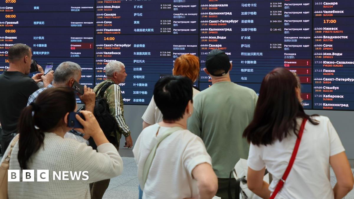 Moscow airports temporarily closed after Ukraine drone attacks
