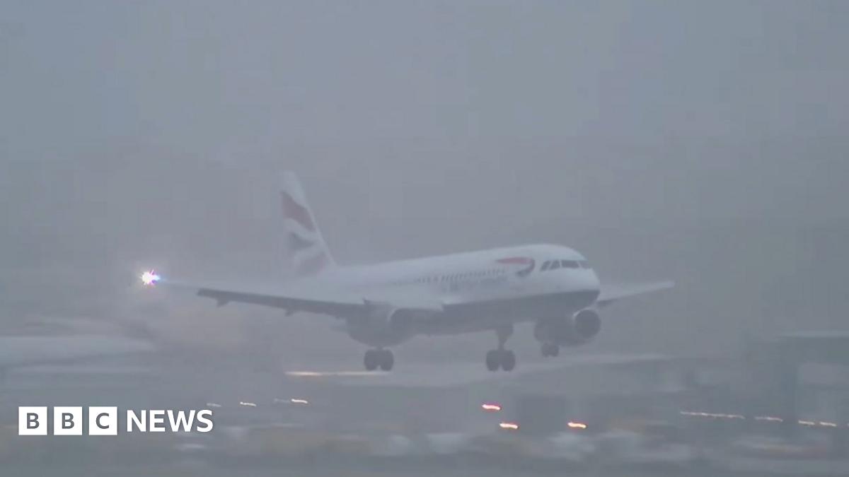 Fog: Flights cancelled across UK as visibility disrupts travel