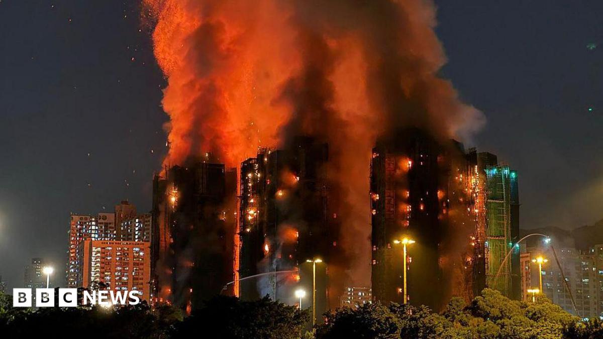 Wang Fuk Court: Hong Kong authorities charge firms and individuals with manslaughter over deadly fire