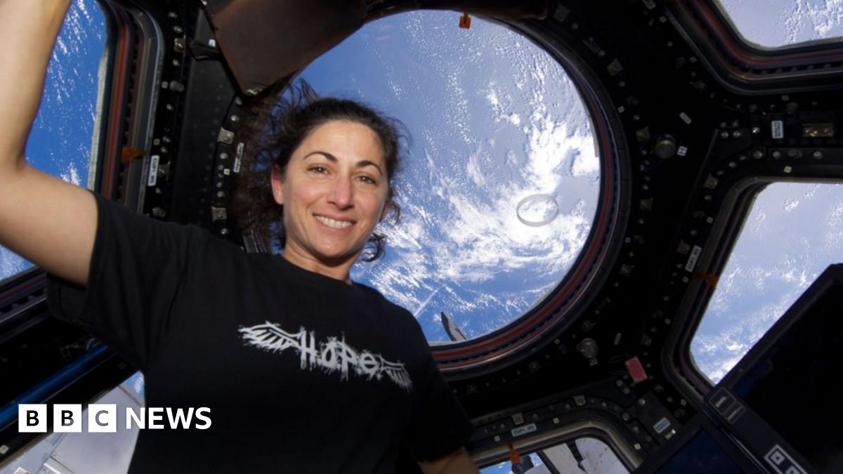 astronaut in a capsule