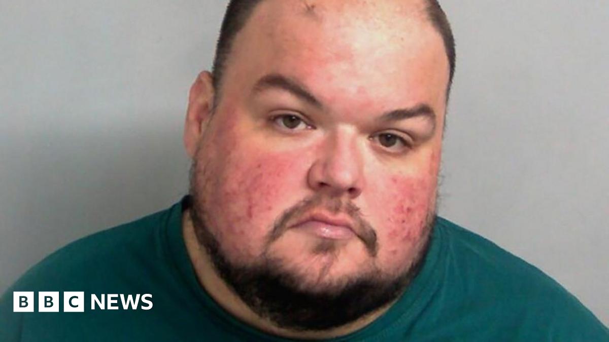 Gavin Plumb's mugshot after he was arrested in 2023