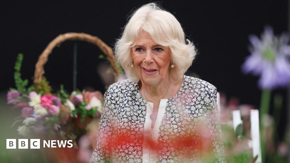 Queen Camilla at Sandringham Flower Show