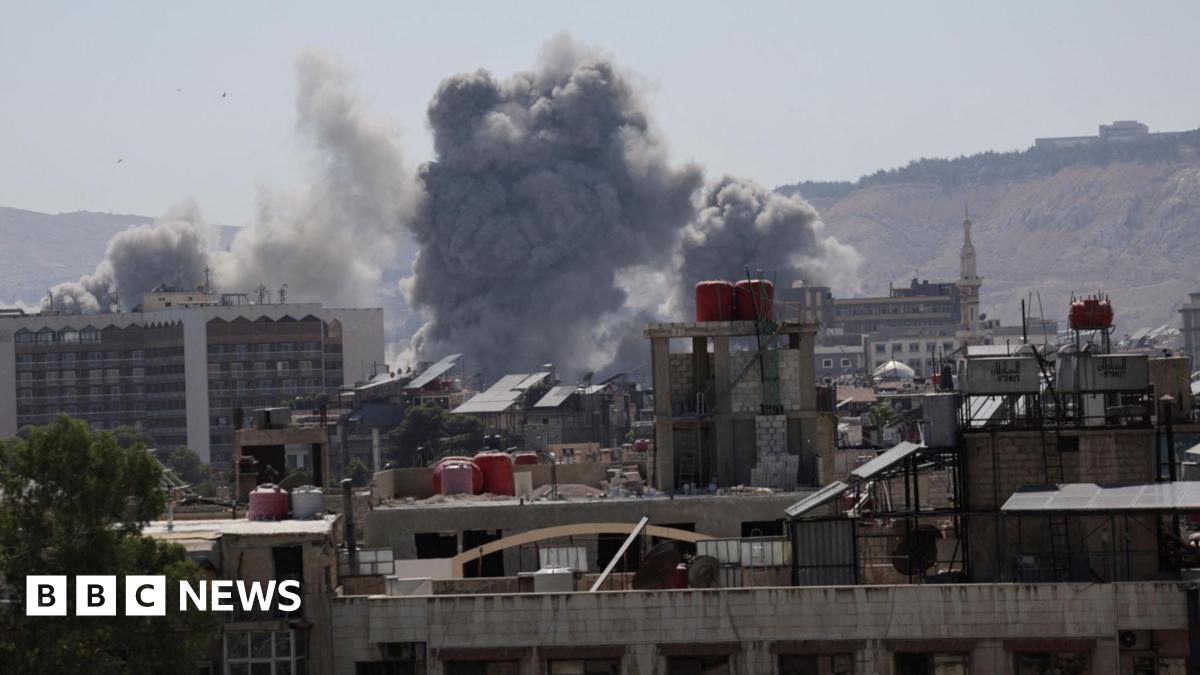 Israel strikes Damascus military HQ as fighting between Syrian forces and Druze continues - live updates thumbnail