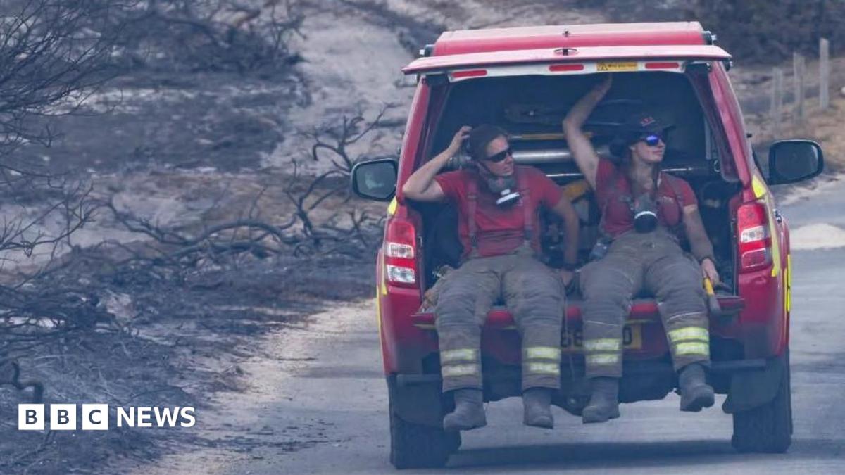 Suffolk wildfire response scaled back after ditches dug