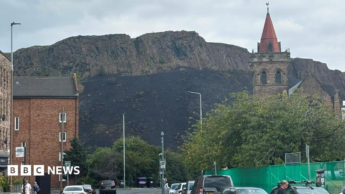 Fire crews extinguish blaze at Arthur's Seat