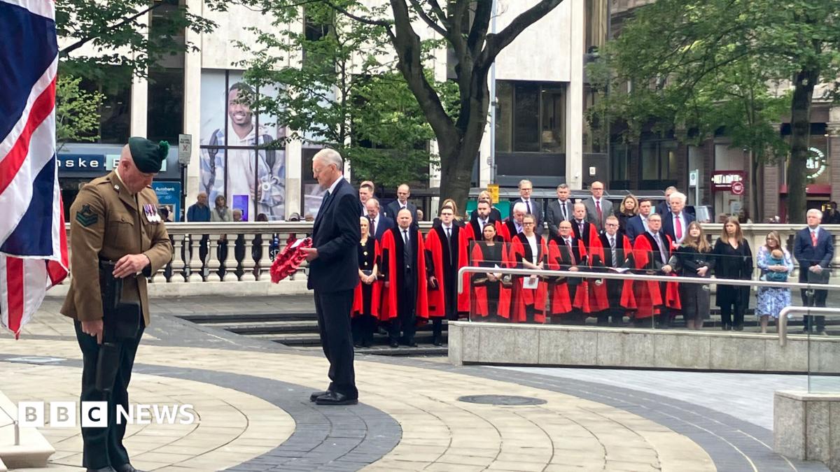 Belfast City Hall marks 110th Somme anniversary