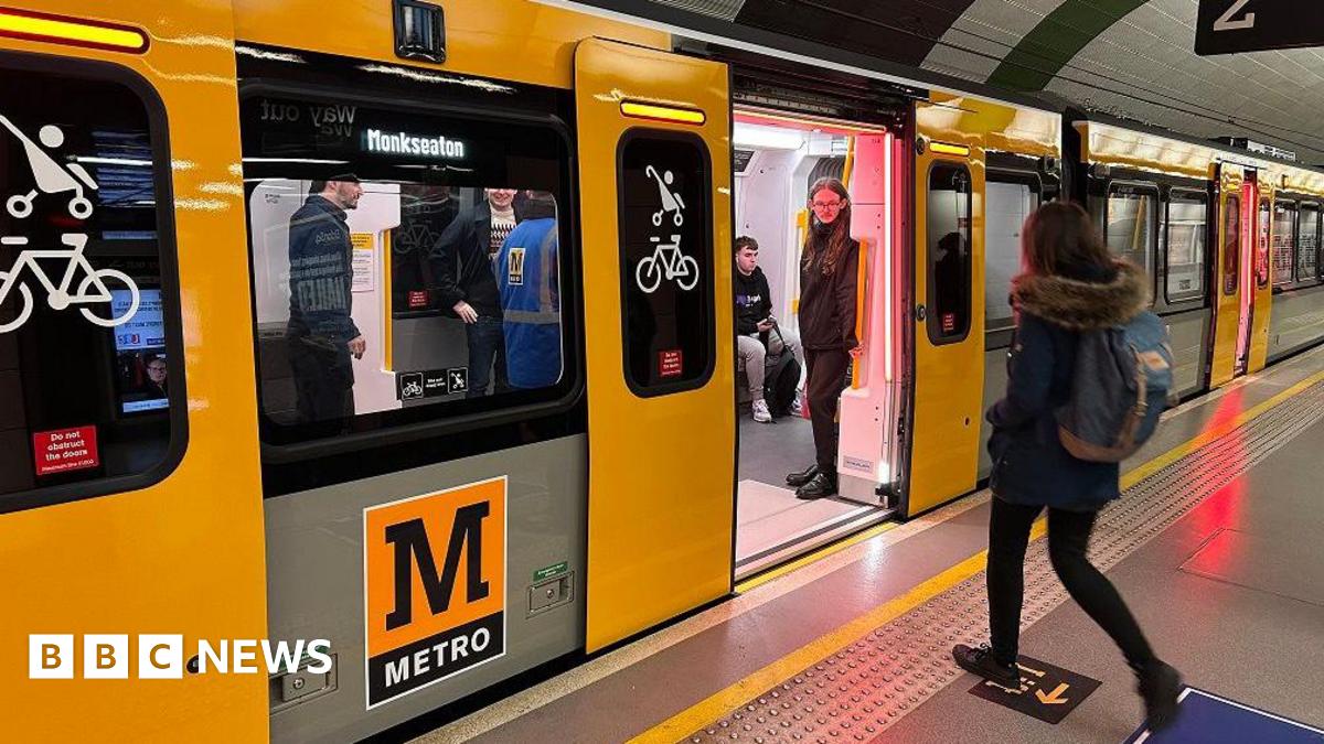 New Tyne and Wear Metro Trains Enter Service