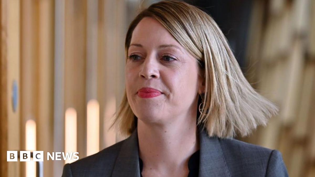A head and shoulders shot of Jenny Gilruth in the Scottish Parliament