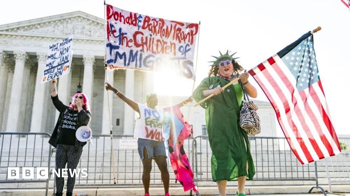 Trump arrives at Supreme Court for arguments over US birthright citizenship: follow live thumbnail