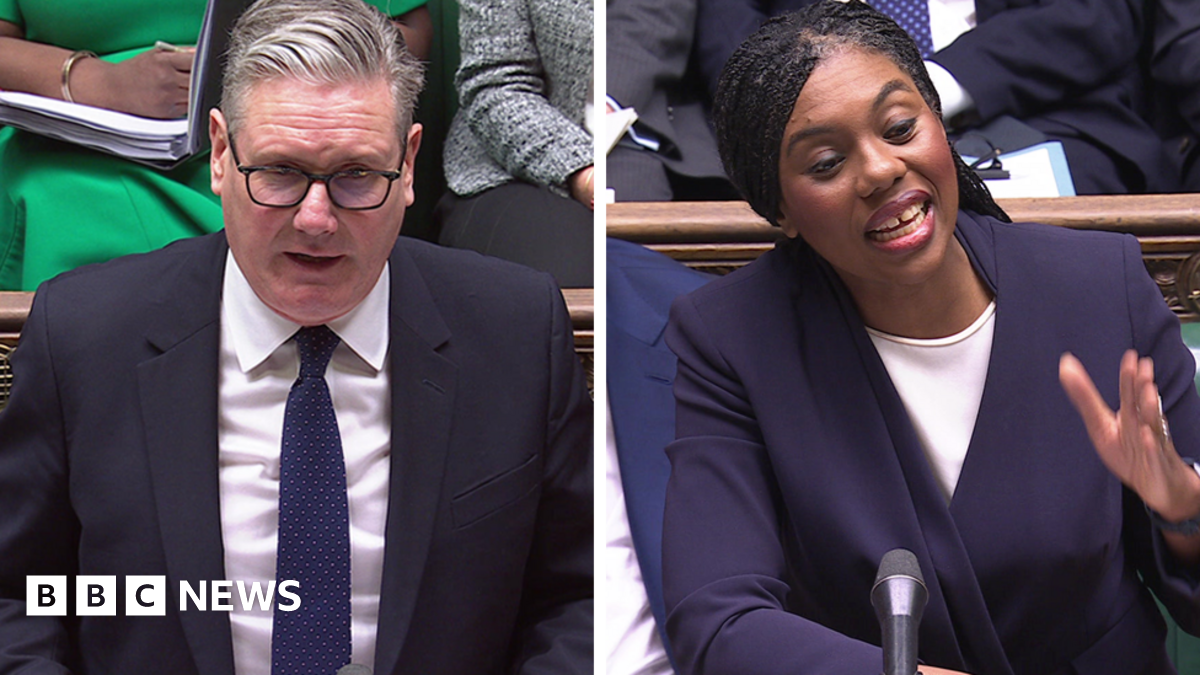 Starmer and Badenoch clash at PMQs over digital ID U-turn