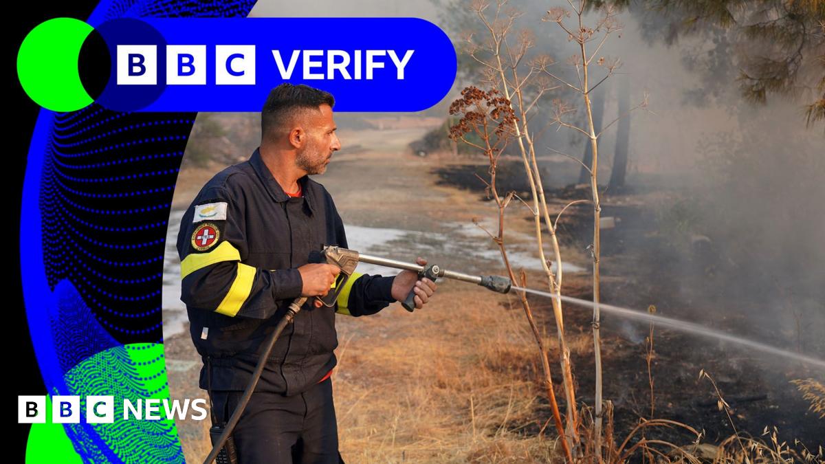 Inside BBC Verify &#8211; Satellite view of Cyprus fires and analysing doctors’ pay row