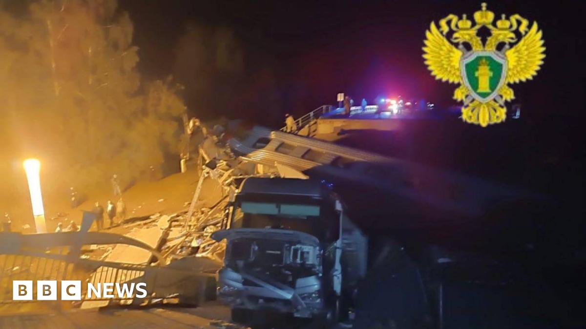 At least seven dead after two Russian bridges collapse