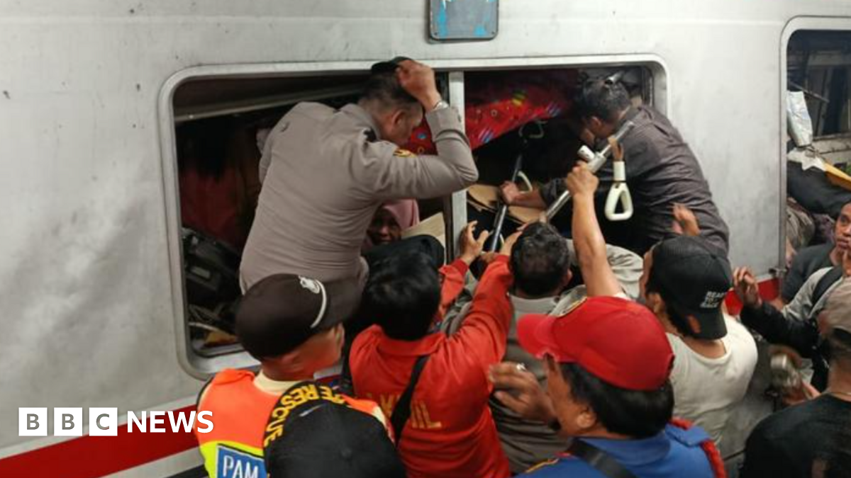 Indonesia train crash kills at least four people and injures dozens