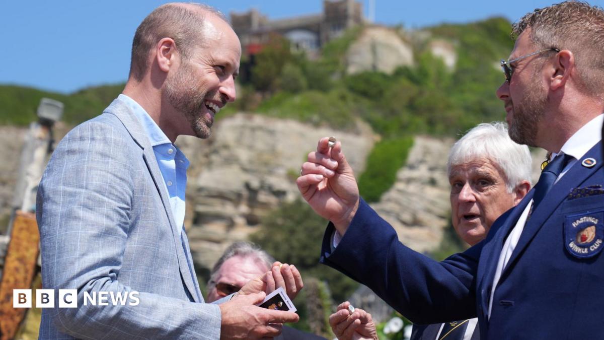 Prince William made honorary member of Hastings Winkle Club