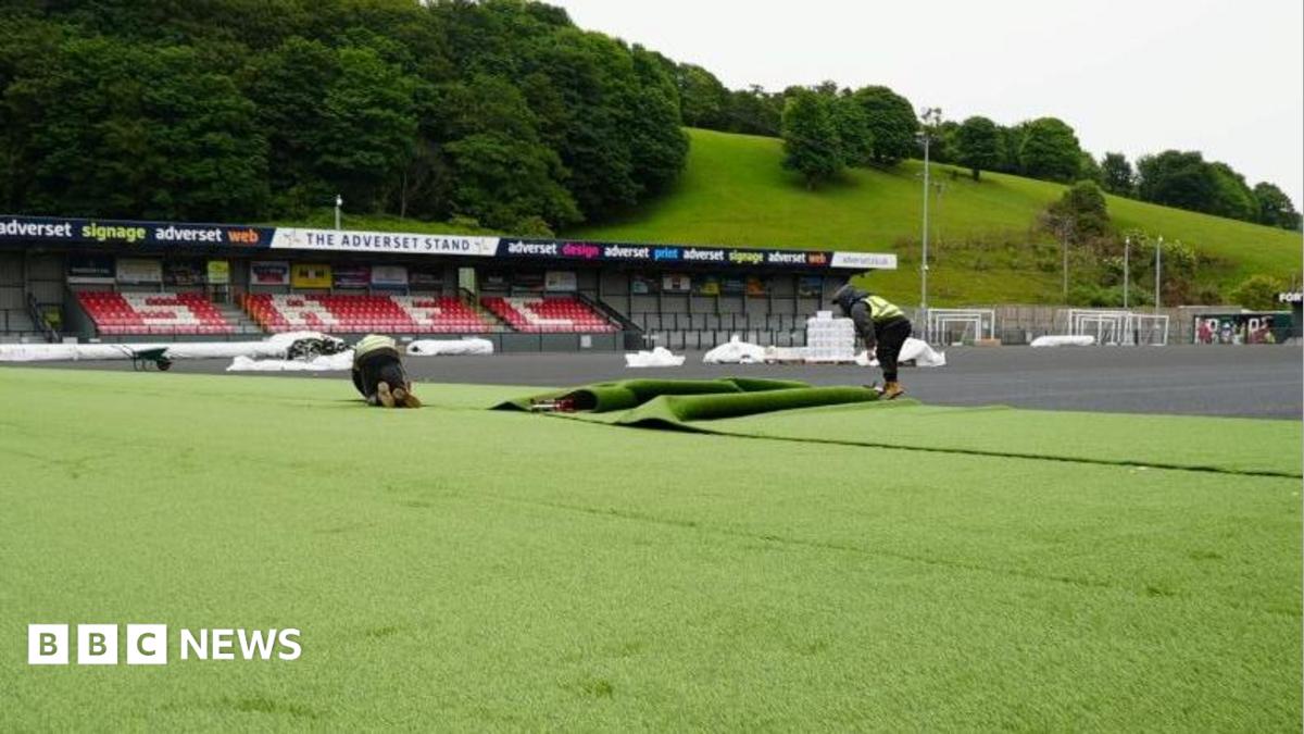 Final stage for repairs to Scarborough Athletic football pitch