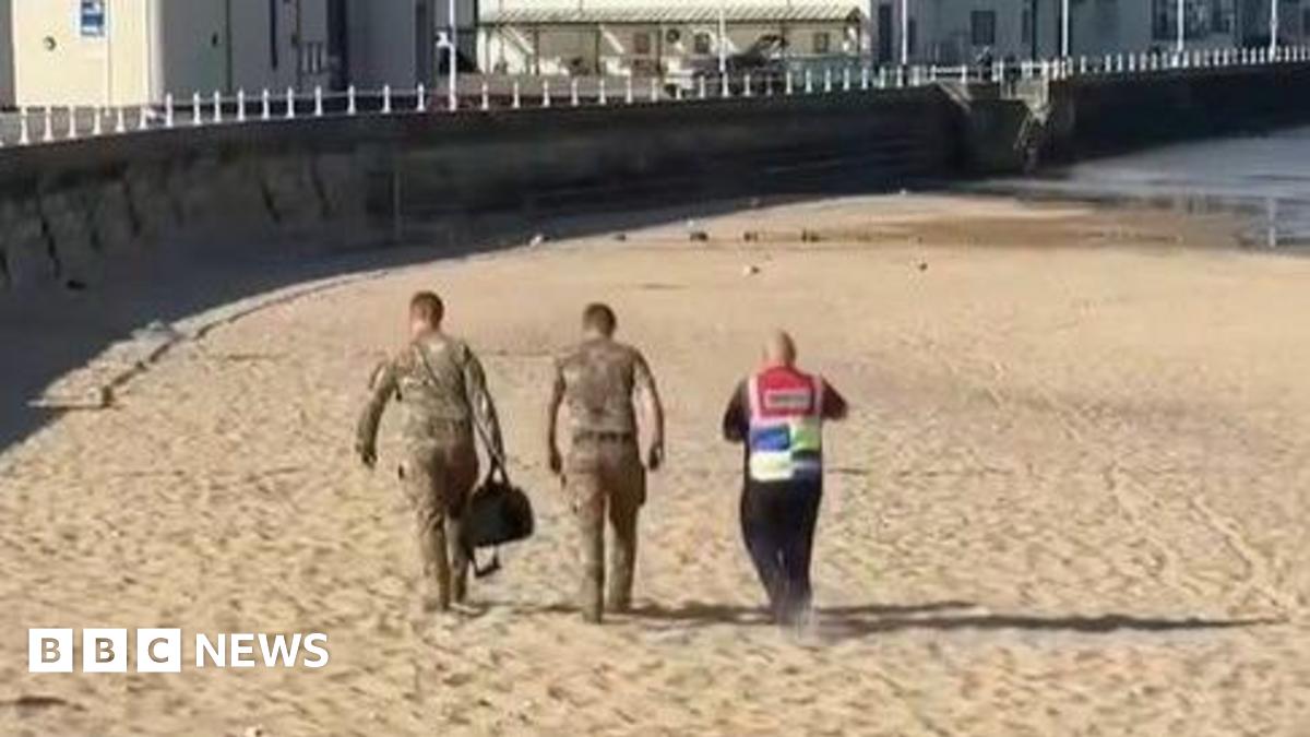 Second suspected explosive device found on Bridlington beach
