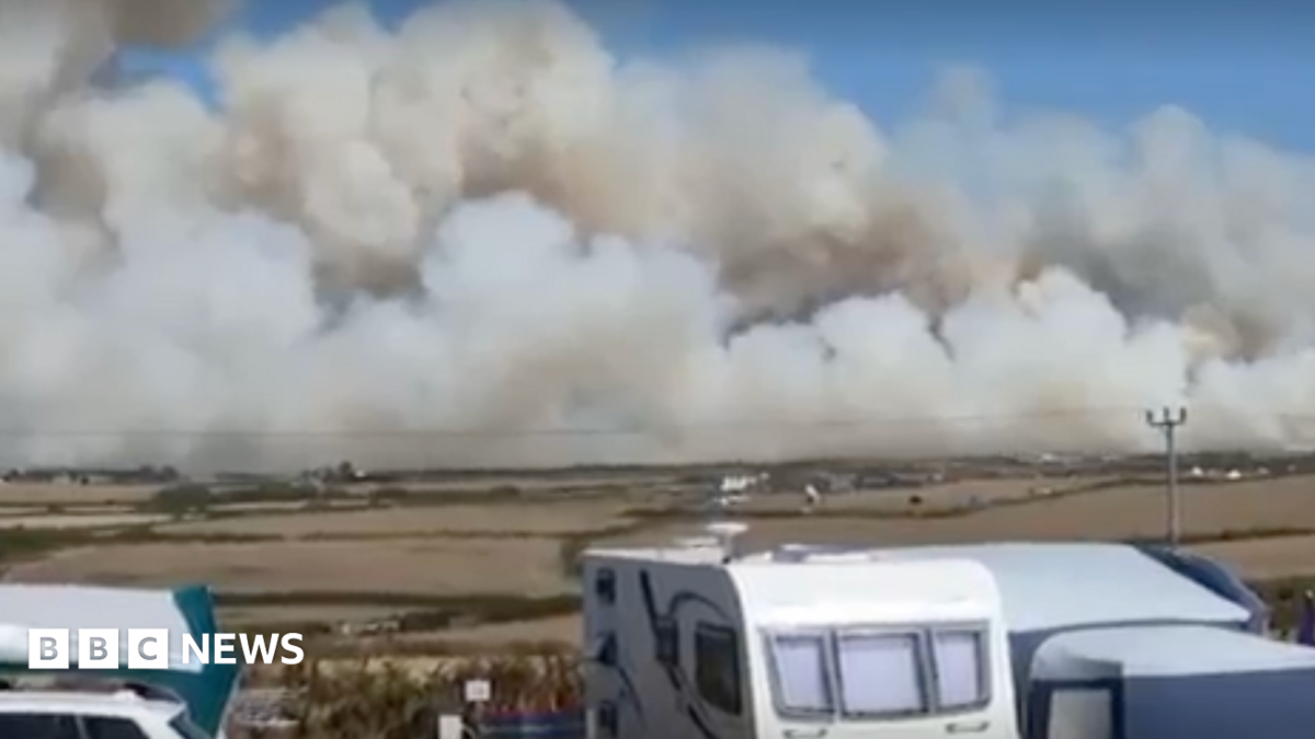 Crews tackling wildfire near Land's End Airport
