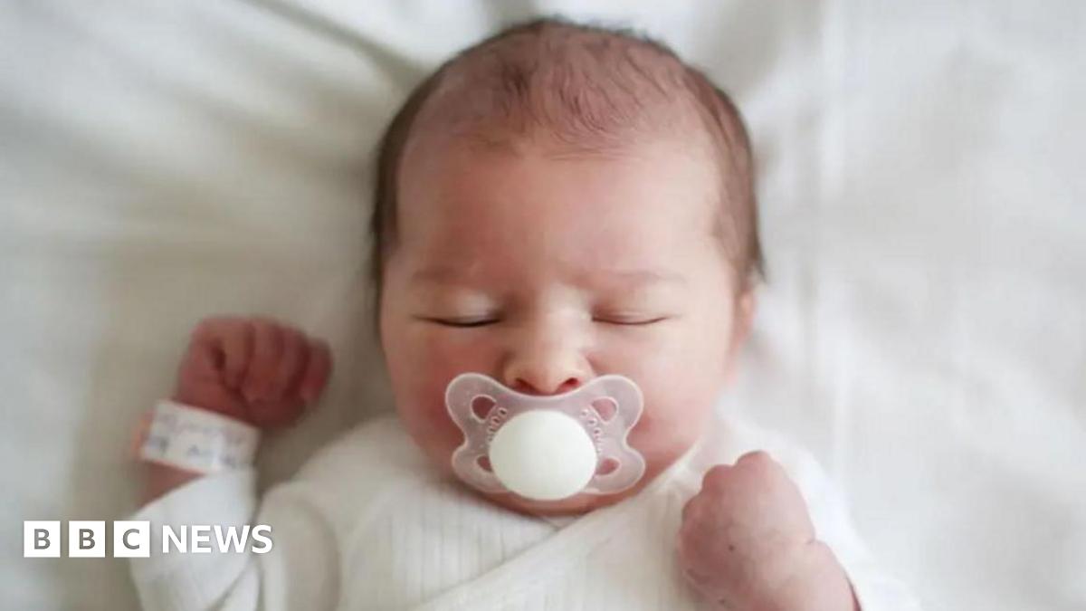 A baby sleeping 