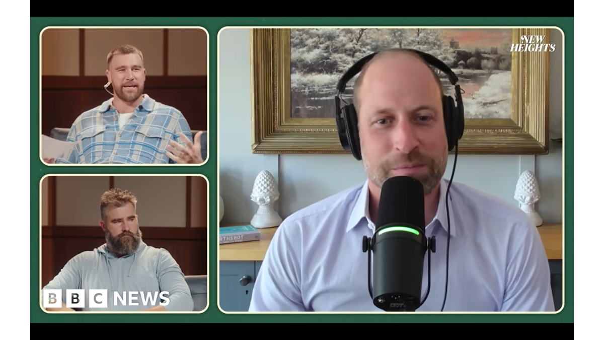 Príncipe William fala sobre a febre da Copa do Mundo no Travis Kelce Podcast