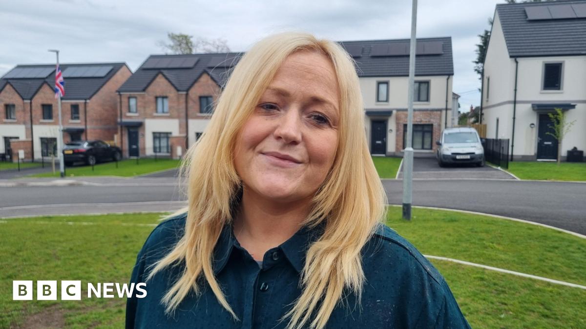 
                            Lisburn: Families 'feel unsafe' after group puts up flags