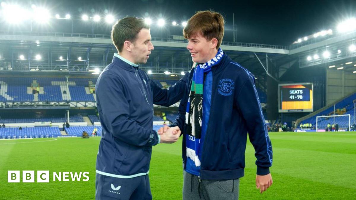 Australian Everton fan’s whirlwind derby trip ‘a dream’