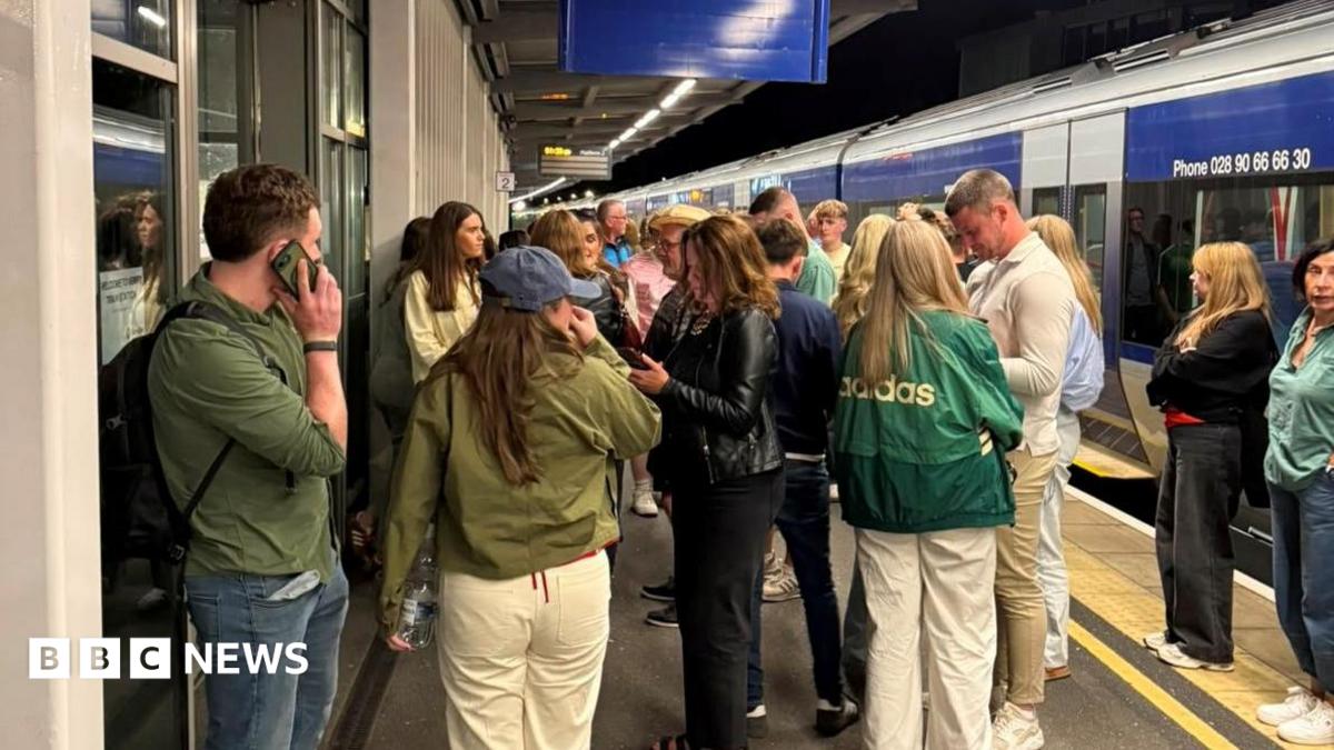 Passengers 'stranded' at locked train station