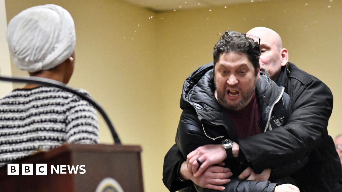 'I don't let bullies win,' says US congresswoman Omar after substance thrown at her