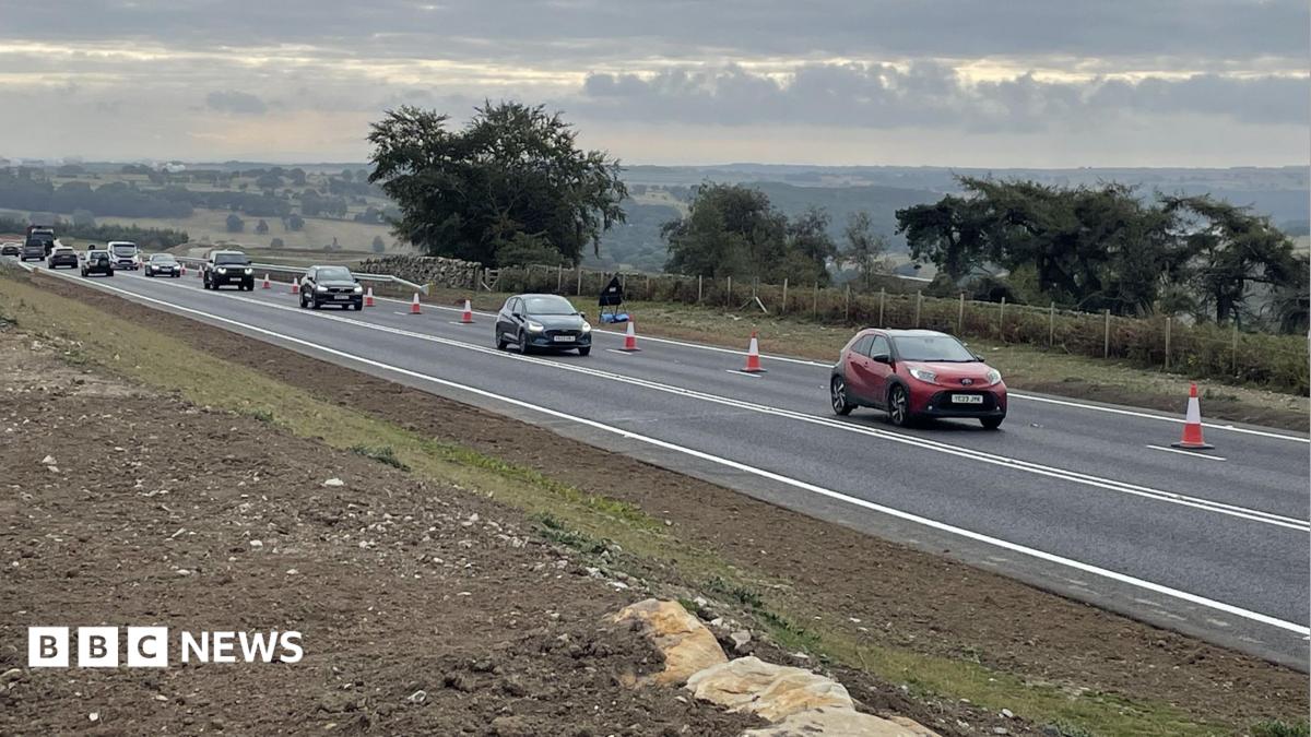 New bypass on landslip-hit Kex Gill route opens to traffic