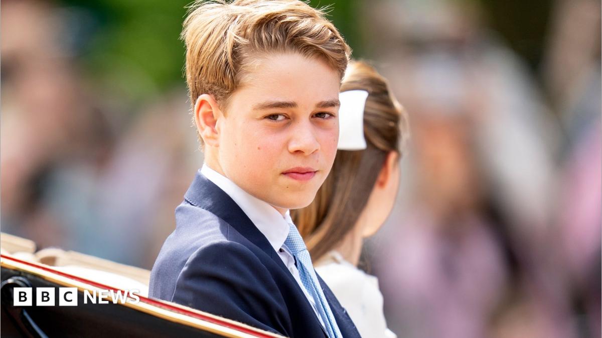 Prince George of Wales during Trooping The Colour on June 13, 2026 in London, England.