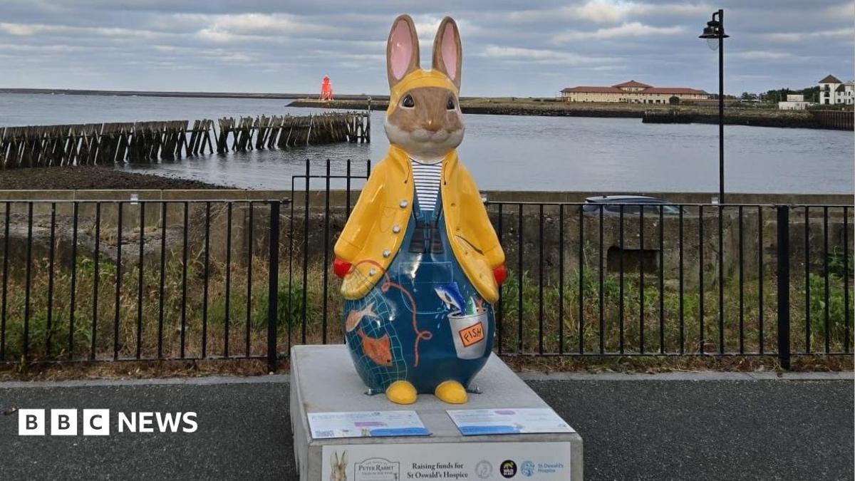Newcastle and North Tyneside Peter Rabbit art trail unveiled