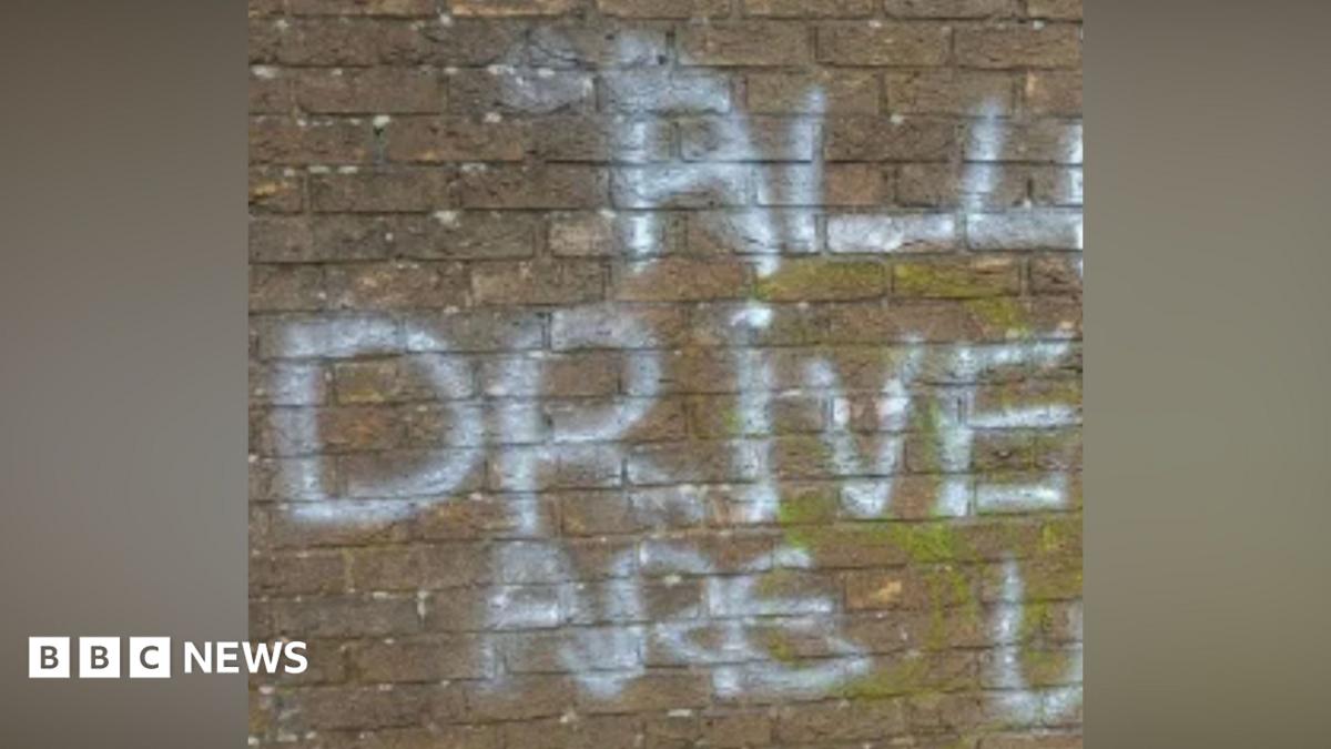 Appeal to report offensive graffiti along A64 in North Yorkshire